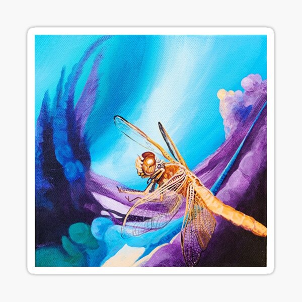 Interdimensional Dragonfly Sticker