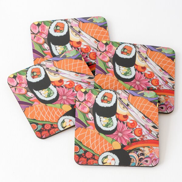 Item preview, Vintage Sushi - Italian Retro Japanese Nouveau Fusion designed and sold by GalleryOXO.