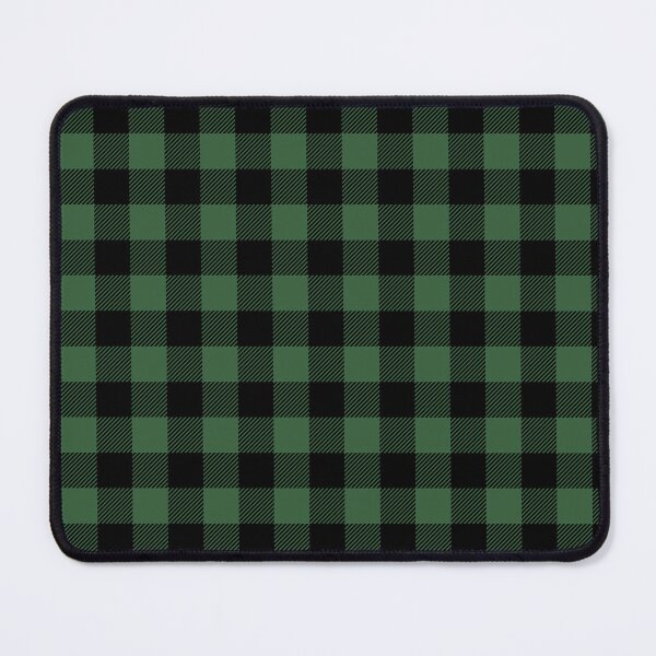 Item preview, Buffalo Plaid (Small Check) Black on Hunter Green designed and sold by Tree45.