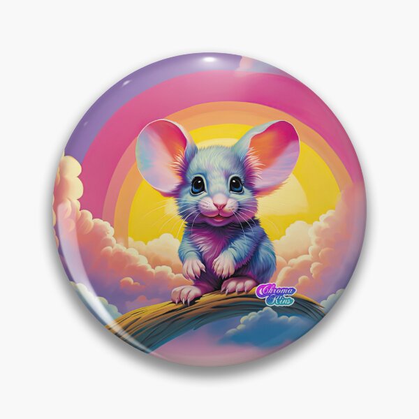 Item preview, Whimsical Y2K Rainbow Mouse Collection: Magical Shirts, Stickers, and More! designed and sold by ChromaKins.