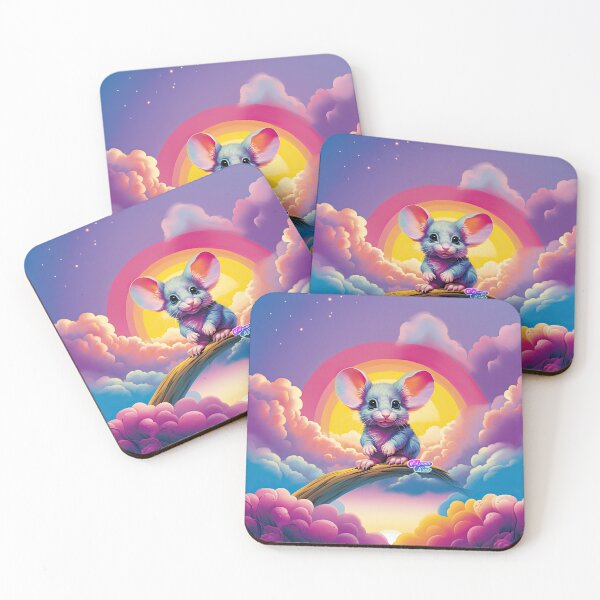 Item preview, Whimsical Y2K Rainbow Mouse Collection: Magical Shirts, Stickers, and More! designed and sold by ChromaKins.