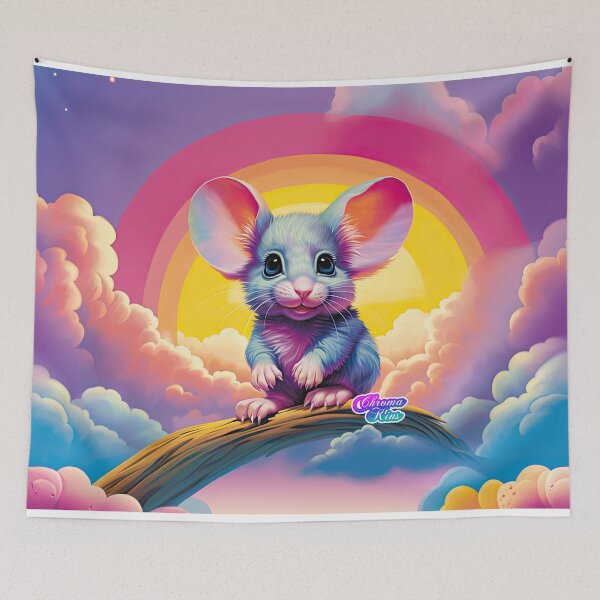 Item preview, Whimsical Y2K Rainbow Mouse Collection: Magical Shirts, Stickers, and More! designed and sold by ChromaKins.