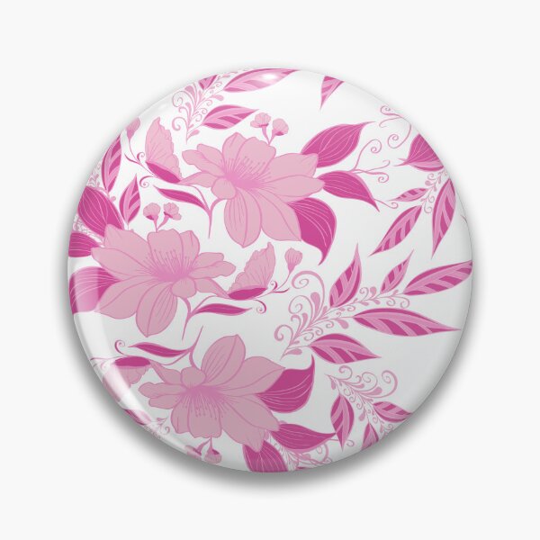 Artikelvorschau, Rosa Blumen-Design, schönes Blumenblattmuster entworfen und verkauft von VIBEARTZDESIGN.