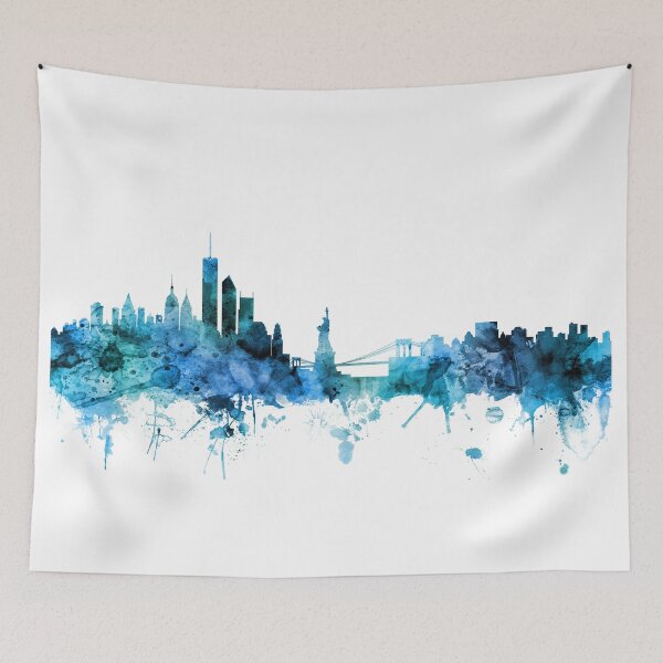 Aperçu de l'œuvre New York Skyline créée et vendue par ArtPrints.