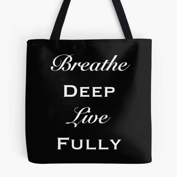 Item preview, Breath Deep Live Fully sense of Peace and Mindfulness designed and sold by Trendwaveart.