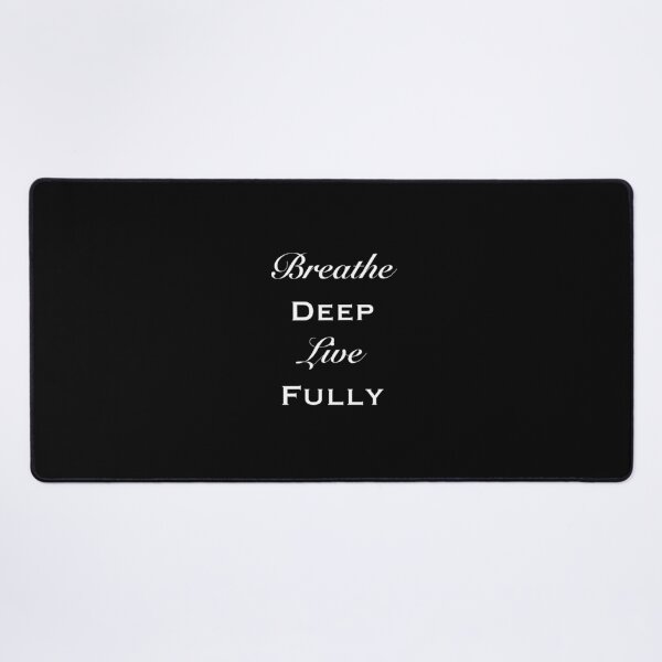 Item preview, Breath Deep Live Fully sense of Peace and Mindfulness designed and sold by Trendwaveart.