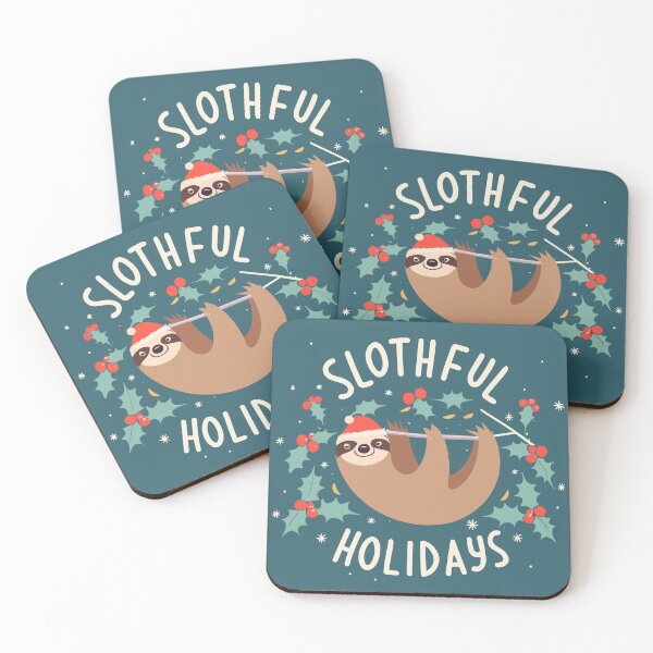 Item preview, Slothful Christmas Holiday Artwork designed and sold by Collision19.