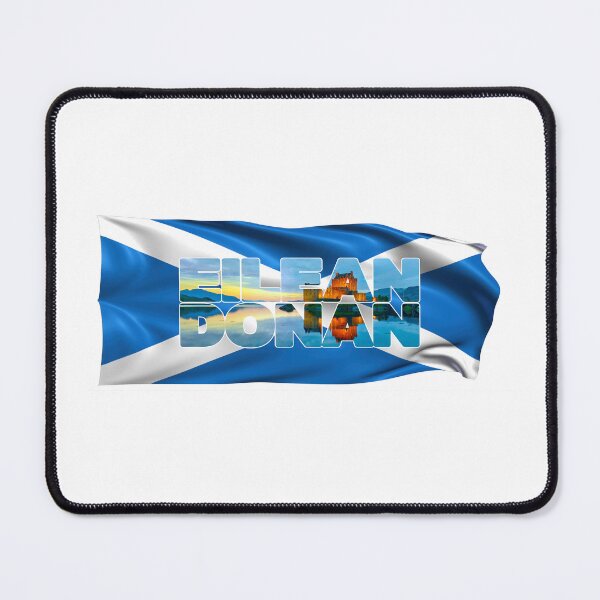 Item preview, EILEAN DONAN - Castle Scotland with Flag designed and sold by Adam Gormley.