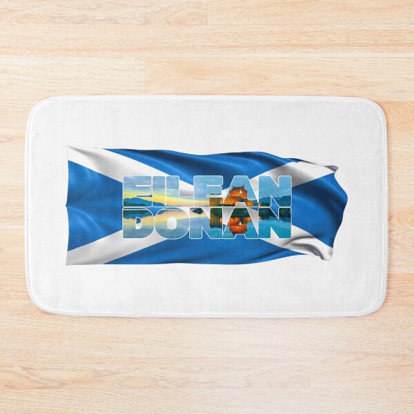 Item preview, EILEAN DONAN - Castle Scotland with Flag designed and sold by Adam Gormley.