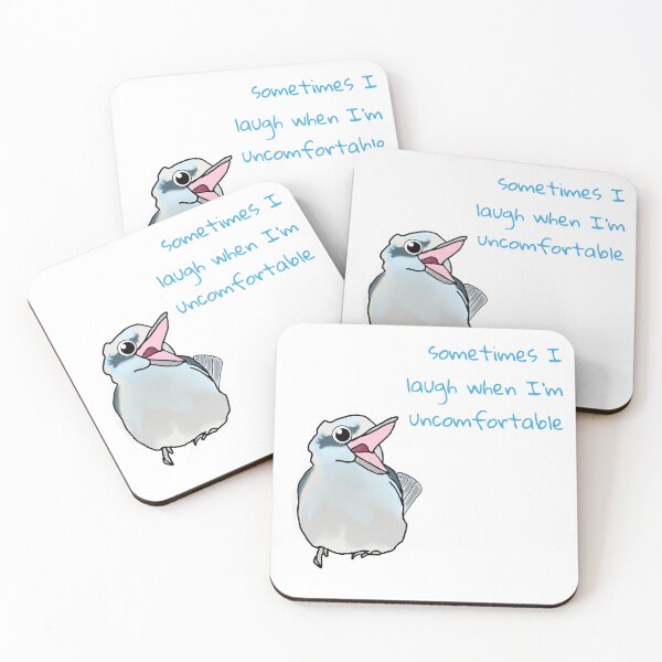 Item preview, Uncomfortable Kookaburra designed and sold by UnderbiteShop.