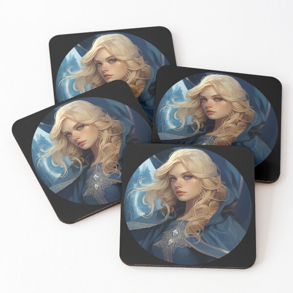 Item preview, The Blue Mage designed and sold by ArtNouveauChic.
