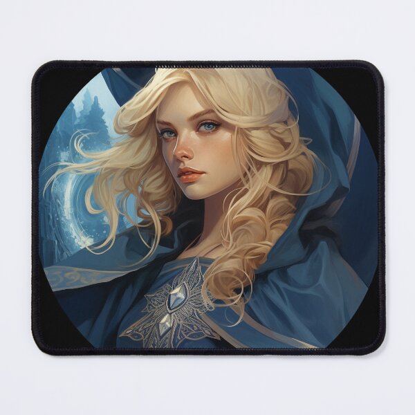 Item preview, The Blue Mage designed and sold by ArtNouveauChic.