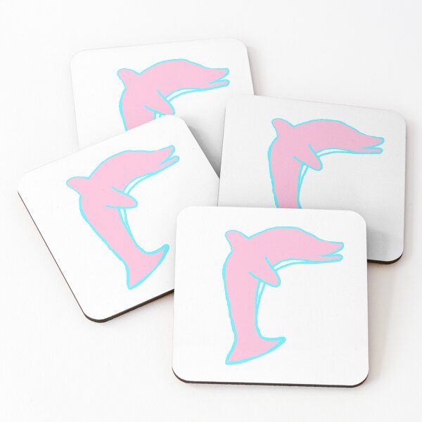 Item preview, Pink Dolphin Illustration designed and sold by fairytalearrrt.