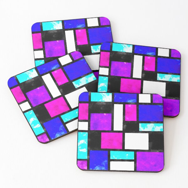 Item preview, Architectural Stained glass- pink and blue designed and sold by SoshanaC.