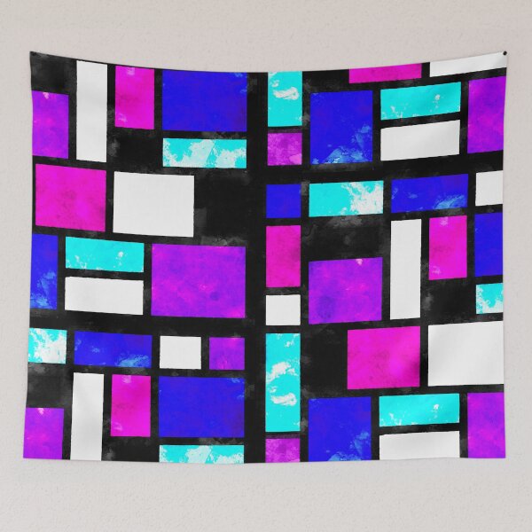 Item preview, Architectural Stained glass- pink and blue designed and sold by SoshanaC.