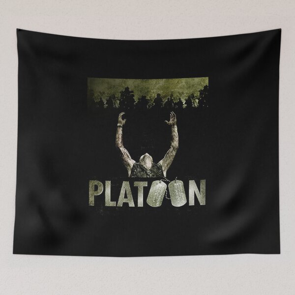 Item preview, Platoon Retro movie designed and sold by Leoneljun.