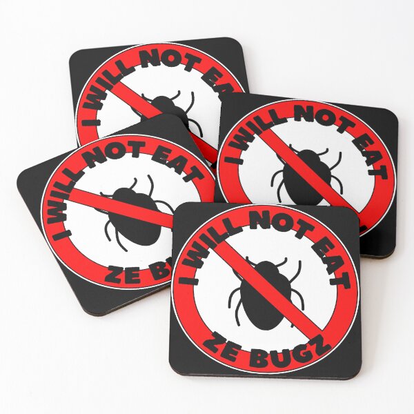 Item preview, I will not eat ze bugz designed and sold by DTNT Shirts.