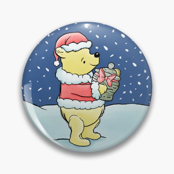 Item preview, Santa Classic Pooh Bear designed and sold by Portfolio Run.