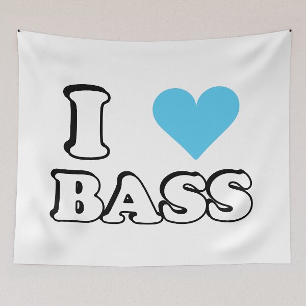 Item preview, I heart bass - bass player designed and sold by Inspirationmotivation.