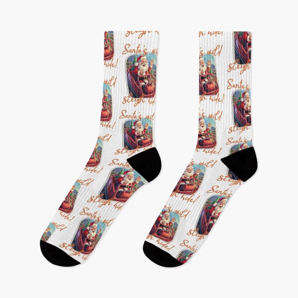 Item preview, santa's wild sleigh ride designed and sold by supersanko.
