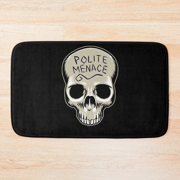 Item preview, Polite Menace Skull designed and sold by Warren Osborne.