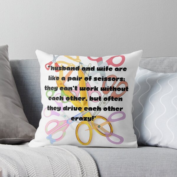 Item preview, Husband and Wife are like a pair of scissors designed and sold by SonAndMom.