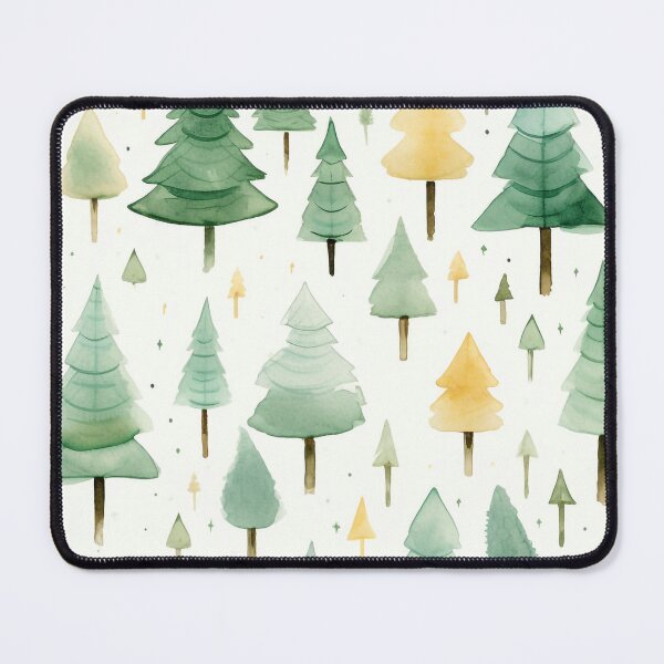 Item preview, Watercolor Christmas Trees designed and sold by ReverseBleach.