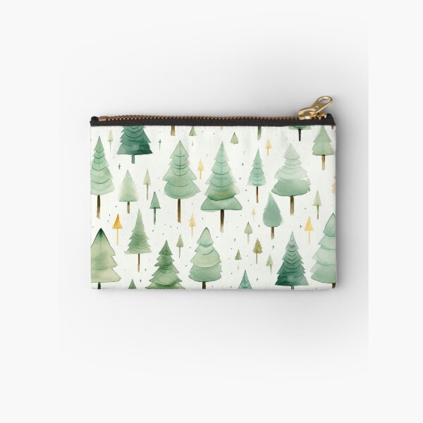Item preview, Watercolor Christmas Trees designed and sold by ReverseBleach.