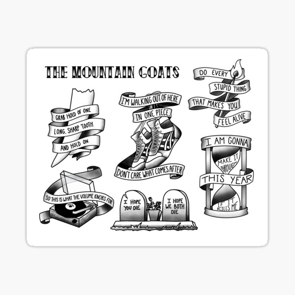Item preview, the Mountain Goats pattern designed and sold by scrambledpegs.