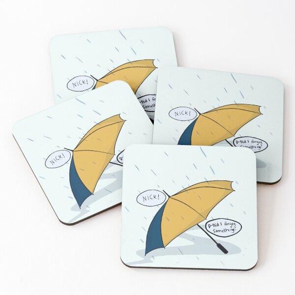 Item preview, Heartstopper Umbrella Scene - Nick and Charlie designed and sold by itsgoodjunk.