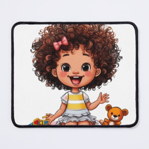 Item preview, dibujo infantil de niña jugando designed and sold by norachiang.
