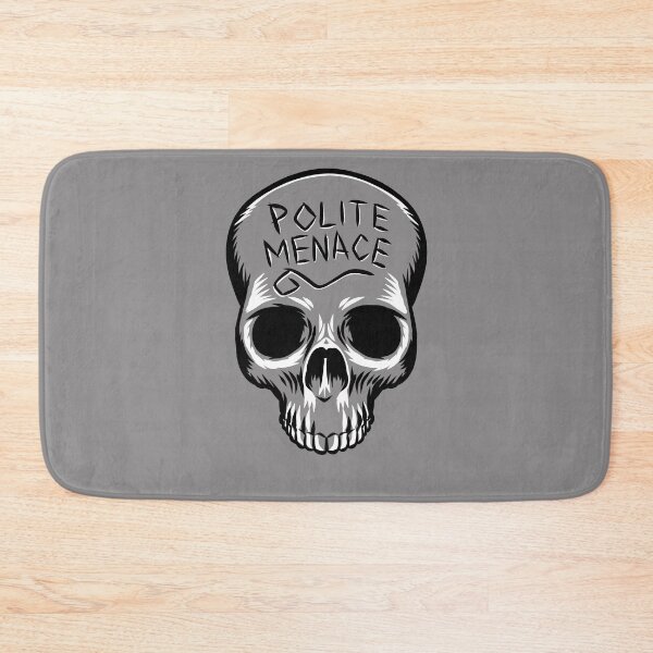 Item preview, Polite Menace Skull designed and sold by Warren Osborne.