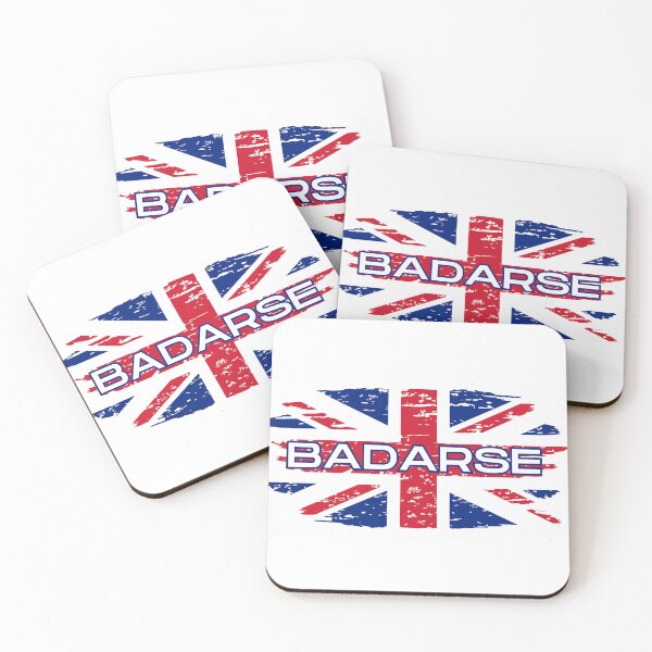 Item preview, Badarse, british badarse, 'badass', bad-ass, funny UK flag, bad ass designed and sold by QuirkyTease.