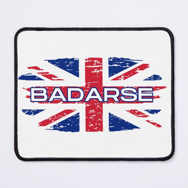 Item preview, Badarse, british badarse, 'badass', bad-ass, funny UK flag, bad ass designed and sold by QuirkyTease.