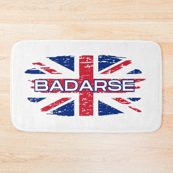 Item preview, Badarse, british badarse, 'badass', bad-ass, funny UK flag, bad ass designed and sold by QuirkyTease.