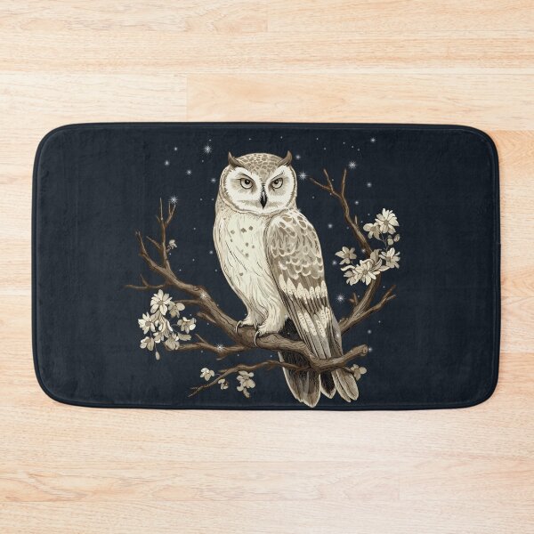 Item preview, Winter Owl, Snowy Owl, Christmas Snow Winter Aesthetic designed and sold by GirlGlowGraphic.