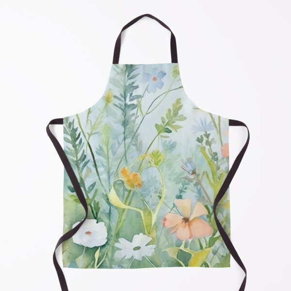 Item preview, watercolor-style pastel wildflower pattern 1 designed and sold by FlaskLab.