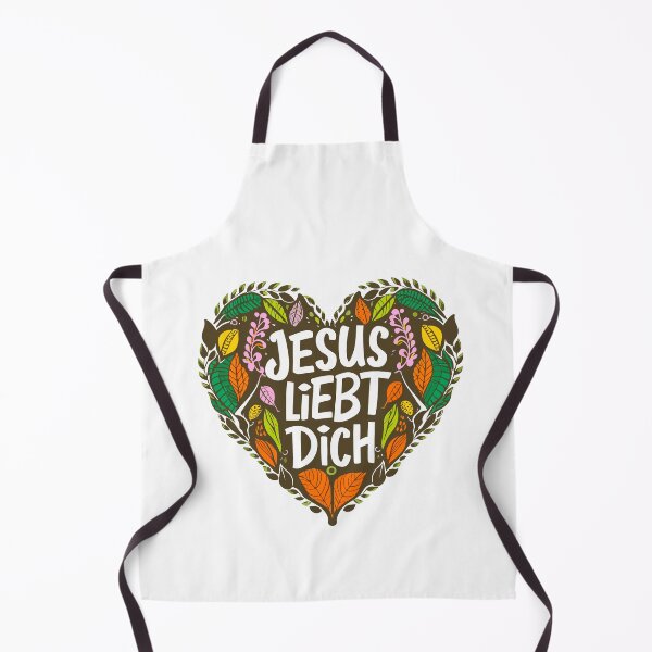 Item preview, Jesus loves you - flower heart designed and sold by Seelenretter.