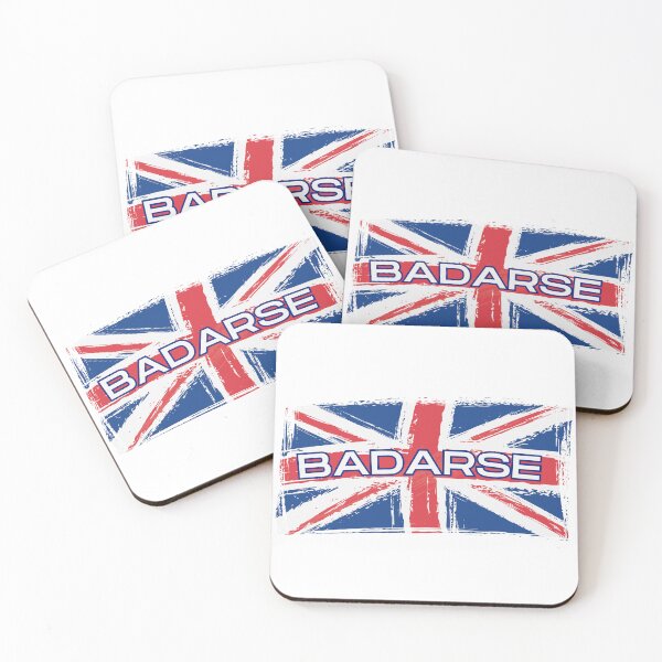 Item preview, Badarse, british badarse, 'badass', bad-ass, funny UK flag, bad ass designed and sold by QuirkyTease.