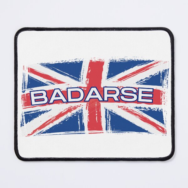 Item preview, Badarse, british badarse, 'badass', bad-ass, funny UK flag, bad ass designed and sold by QuirkyTease.