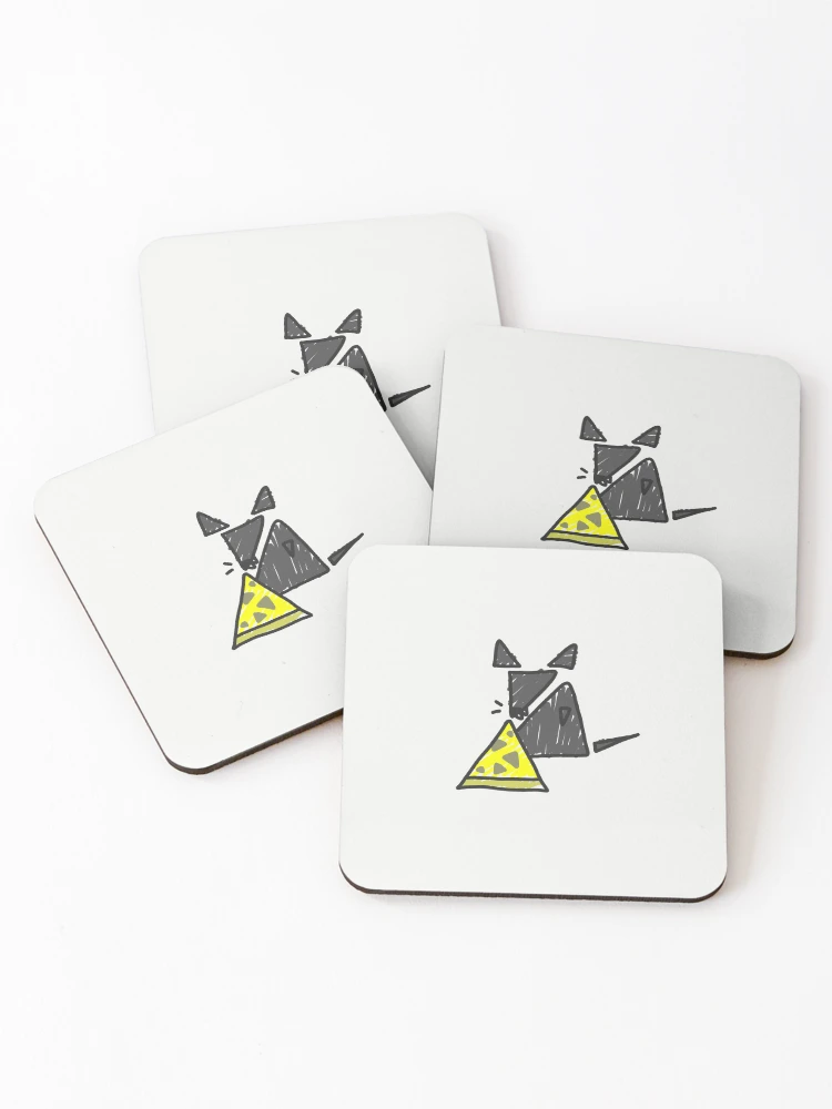 Thumbnail 1 of 5, Coasters (Set of 4), NYC RAT designed and sold by Childish by Design.