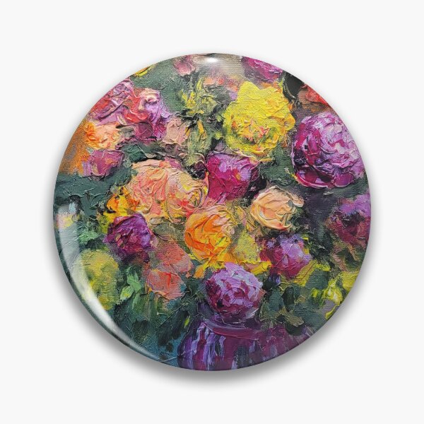 Item preview, Flowers in purple vase designed and sold by JackieMeierArt.