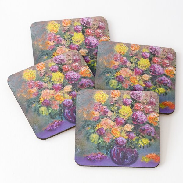 Item preview, Flowers in purple vase designed and sold by JackieMeierArt.