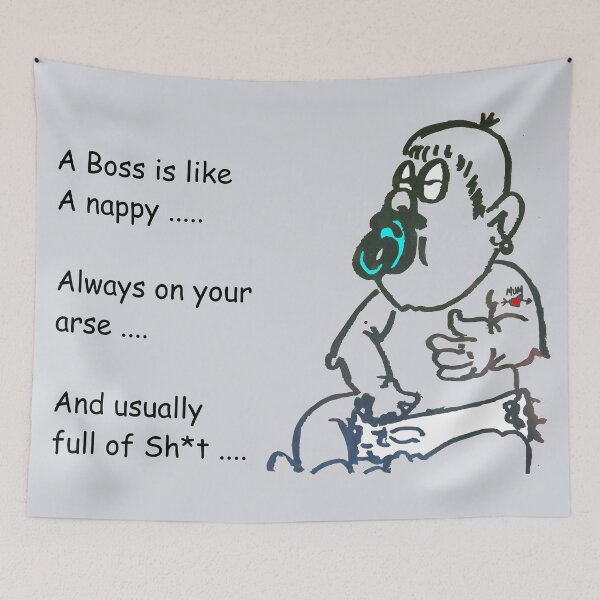 Item preview, The Problem with the Boss designed and sold by AussieAl.