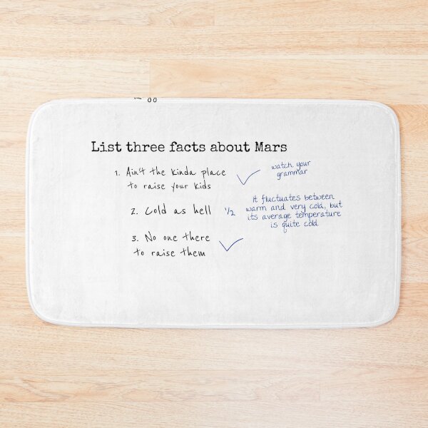 Item preview, Mars Quiz designed and sold by scratchedhand.