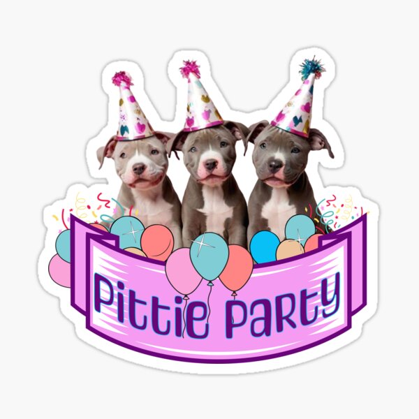 Item preview, Pittie Party designed and sold by TempoTees.