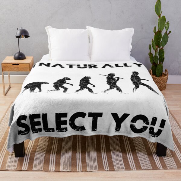 Item preview, I Naturally Select You - Funny Natural Selection and Human Evolution (Black Design) designed and sold by Spiprinto.