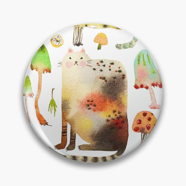 Item preview, A Lazy Cat And Dancing Mushroom designed and sold by chuchuyi.