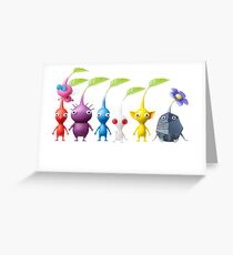 pikmin plain Greeting Card