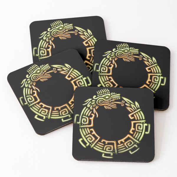 Item preview, Aztec ouroboros snake designed and sold by La Loca.